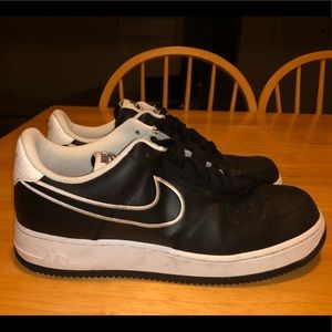Black Nike Air Force 1s